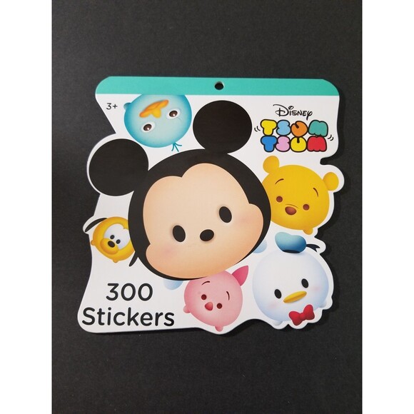 New Disney Pixar TSUM TSUM 300 Kids Sticker Booklet Collection - Picture 1 of 9